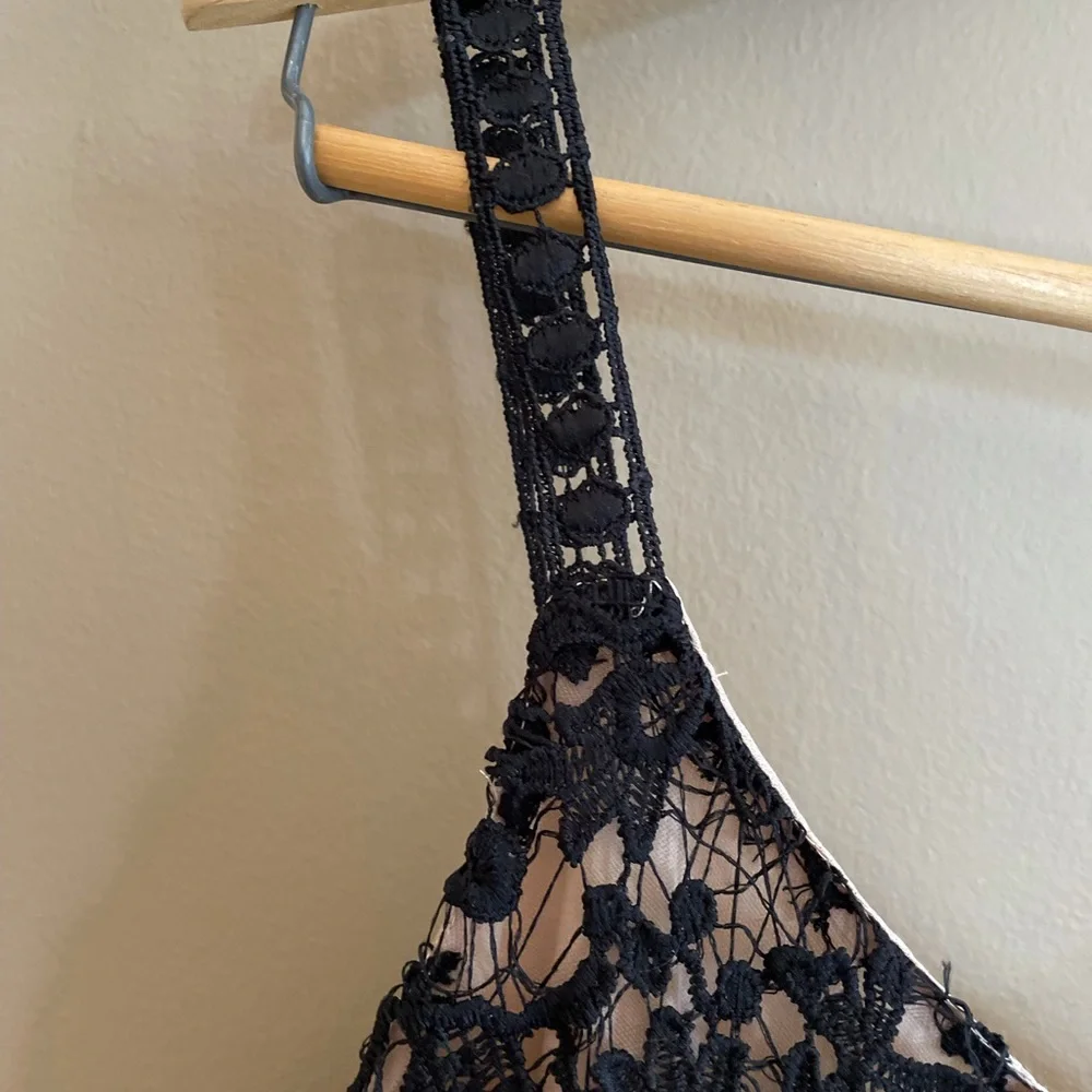 She + Sky NWT Boutique brand Black lace Strappy dress. Size S - Picture 4 of 9